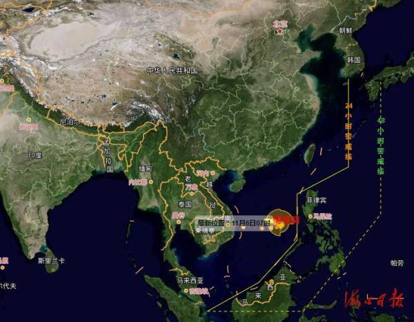 台风最新路径发布图，监测与分析