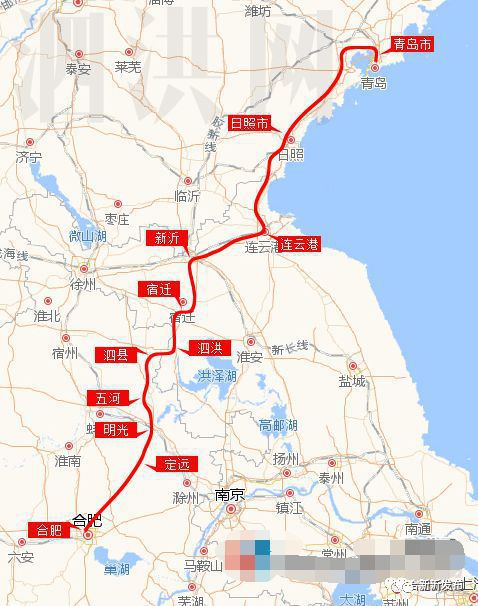 合安九高铁最新线路图