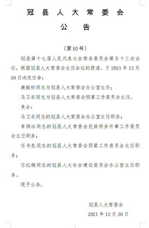 山东聊城最新人事任免动态