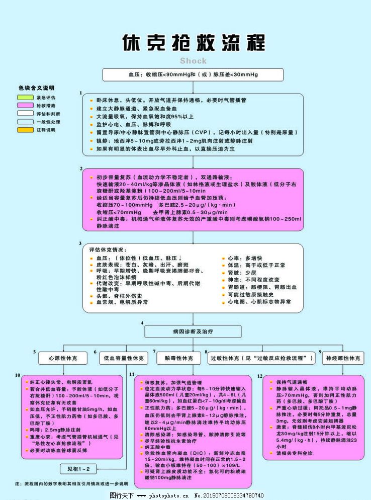 最新休克抢救流程图及其应用