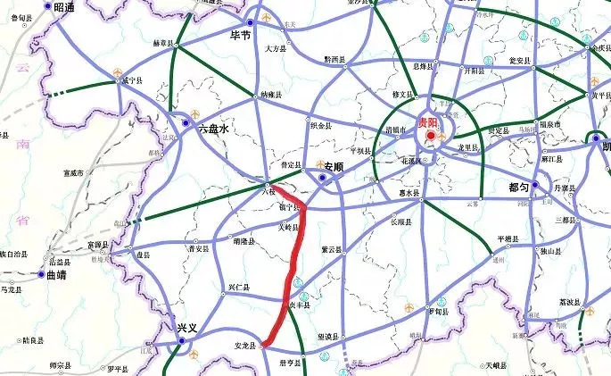 贵州最新高速公路图，揭示交通发展的脉搏